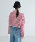『別注』Le minor×UR　Border cropped T-shirts