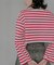『別注』Le minor×UR　Border cropped T-shirts