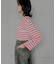 『別注』Le minor×UR　Border cropped T-shirts