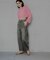 『別注』Le minor×UR　Border cropped T-shirts