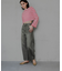 『別注』Le minor×UR　Border cropped T-shirts