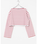 『別注』Le minor×UR　Border cropped T-shirts