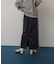 サテンキリカエラインスカート