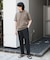 TRストレッチテーパードトラウザー