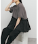 汗ジミ防止ペプラムドッキングTEE