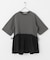 汗ジミ防止ペプラムドッキングTEE