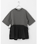 汗ジミ防止ペプラムドッキングTEE