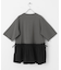汗ジミ防止ペプラムドッキングTEE