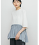 汗ジミ防止ペプラムドッキングTEE