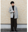 チェックダブルルーズジャケット