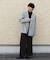 チェックダブルルーズジャケット