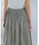 グロッシーギャザースカート