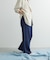 Denim Tuck Wide Pants