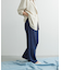 Denim Tuck Wide Pants
