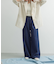 Denim Tuck Wide Pants