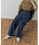 Denim Tuck Wide Pants