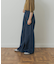 Denim Tuck Wide Pants