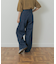 Denim Tuck Wide Pants