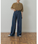Denim Tuck Wide Pants
