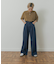 Denim Tuck Wide Pants