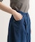 Denim Tuck Wide Pants