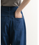 Denim Tuck Wide Pants