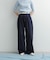 Denim Tuck Wide Pants