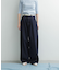 Denim Tuck Wide Pants