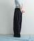 Denim Tuck Wide Pants