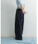 Denim Tuck Wide Pants