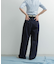 Denim Tuck Wide Pants