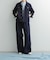 Denim Tuck Wide Pants