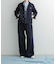 Denim Tuck Wide Pants