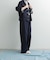 Denim Tuck Wide Pants