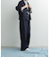 Denim Tuck Wide Pants