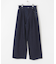 Denim Tuck Wide Pants