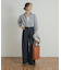 Denim Tuck Wide Pants