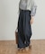 Denim Tuck Wide Pants