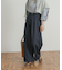 Denim Tuck Wide Pants