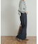 Denim Tuck Wide Pants