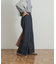 Denim Tuck Wide Pants