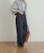 Denim Tuck Wide Pants
