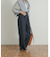 Denim Tuck Wide Pants