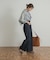 Denim Tuck Wide Pants
