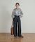Denim Tuck Wide Pants