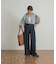 Denim Tuck Wide Pants