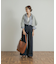 Denim Tuck Wide Pants