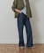 Denim Straight Pants