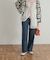 Denim Straight Pants
