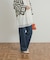 Denim Straight Pants